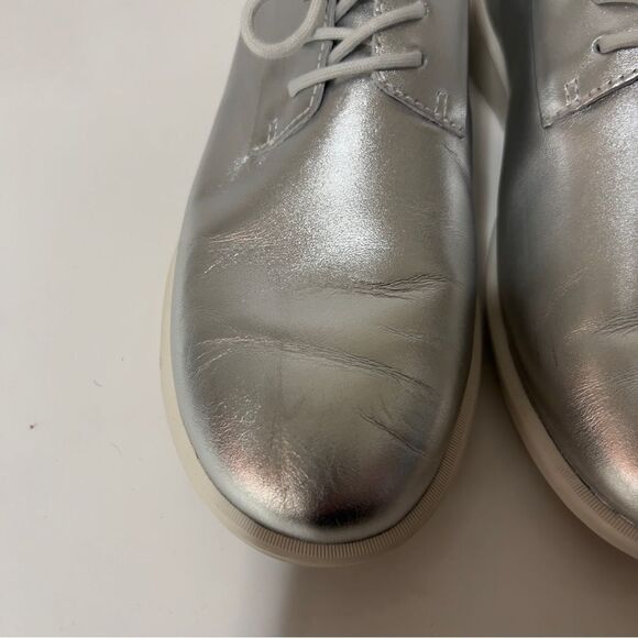 Silver Women's Sneakers - Picture 5 of 10